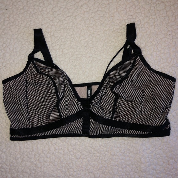 torrid Other - TORRID - Black, Cream Mesh Bralette